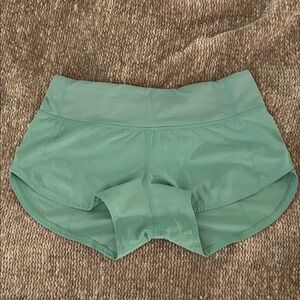 lululemon athletica Mint Green Athletic Shorts